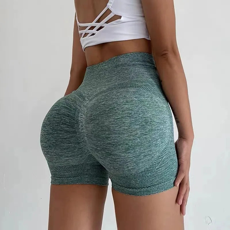 Short Gym Women‘S Gym Shorts High Elasticity Yoga Clothing Absorbent Short Sets Push up Pants Cycling Jogging Fitness Legging